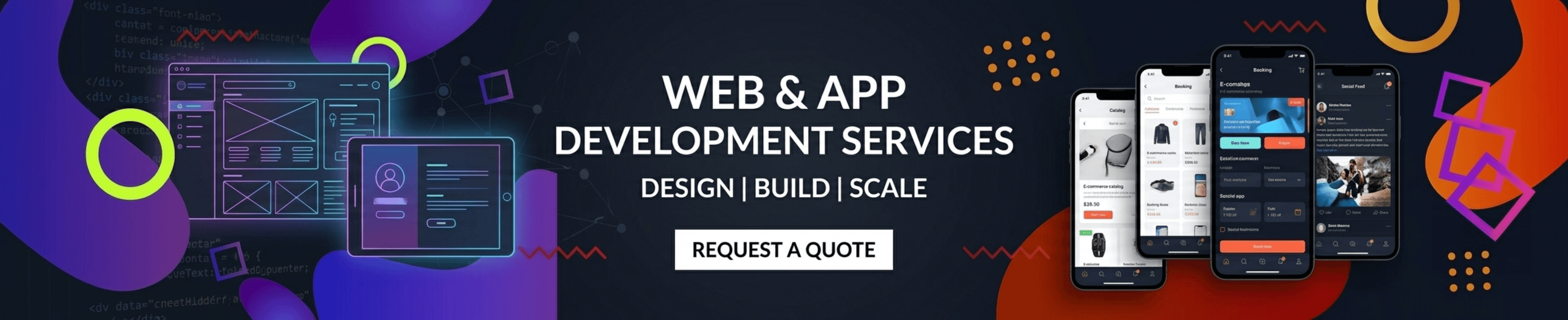 Freelance web app developer building a fast custom website for a small business owner